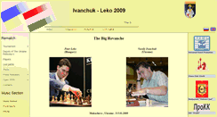 Desktop Screenshot of ivanchuk-leko.chess32x64.org